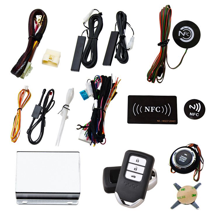 Bluetooth Keyless Entry Car Alarm System Security with Remote Start